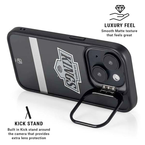 NHL Los Angeles Kings Jersey iPhone 14 Kickstand Case